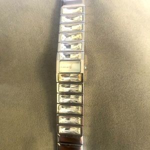 Women's Bebe Crystal Formal Thin Bracelet Watch